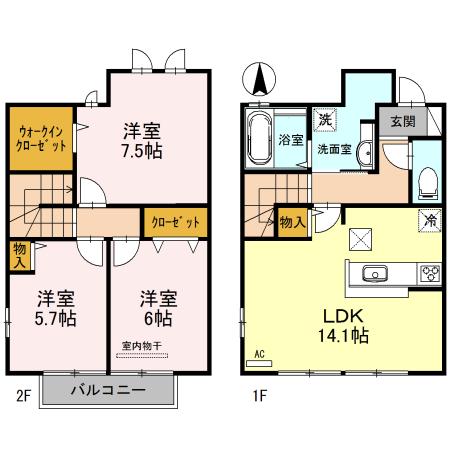  間取り図写真