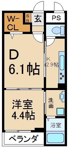プログレＮε（202） 間取り図画像