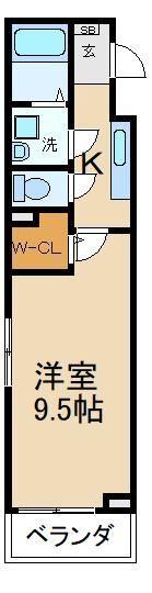 楽園（305） 間取り図画像