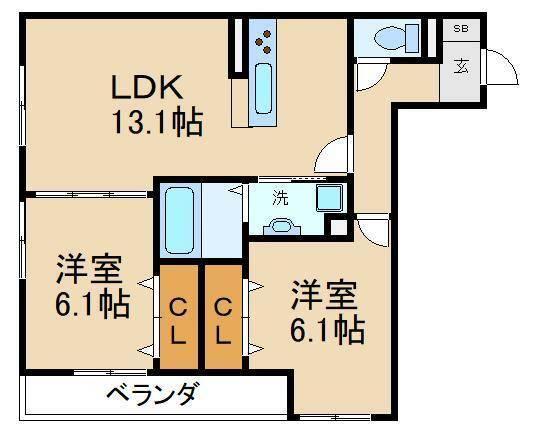 ＣＡＳＡ　ＳＥＯＮ（105） 間取り図画像
