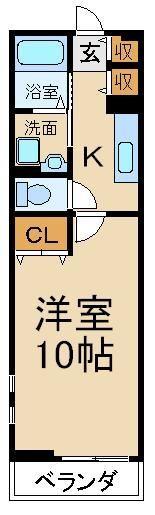 ララ・シャトー　美登利（102） 間取り図画像