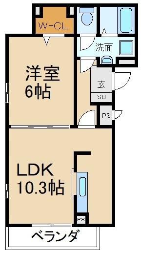 モア　コンフォート（201） 間取り図画像