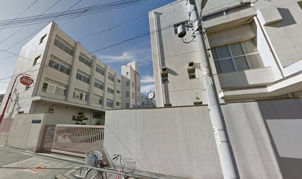 大阪市立姫里小学校：355m
