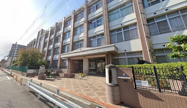 大阪市立柏里小学校：491m