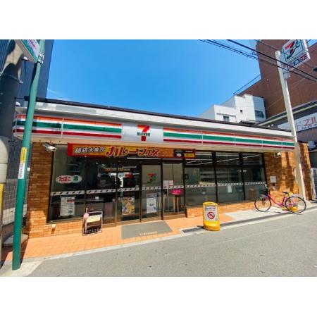 プレサンス塚本ミッドマーク 周辺環境写真1 セブンイレブン大阪柏里3丁目店：397m