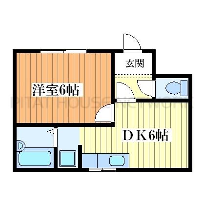 反転間取り