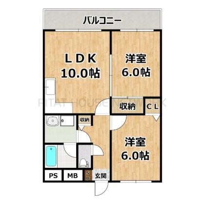 反転間取り
