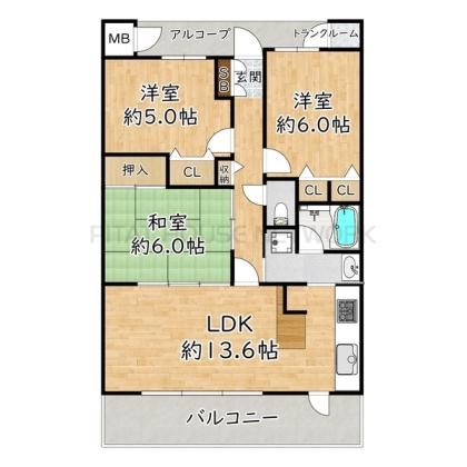  間取り図写真