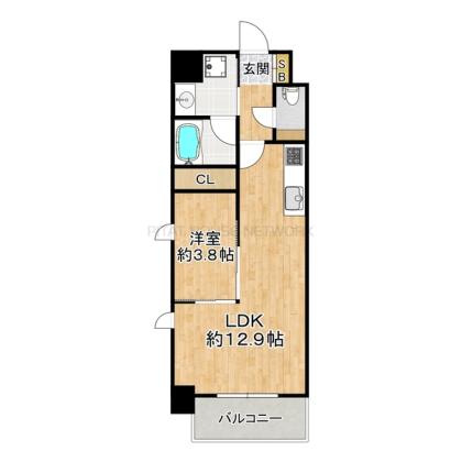 1LDK角部屋