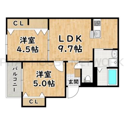  間取り図写真