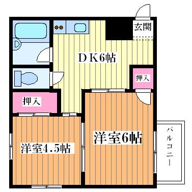 メゾン菊水 間取り図画像