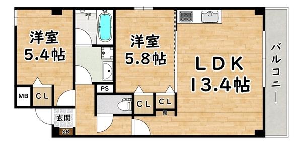  間取り図写真