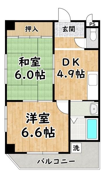  間取り図写真