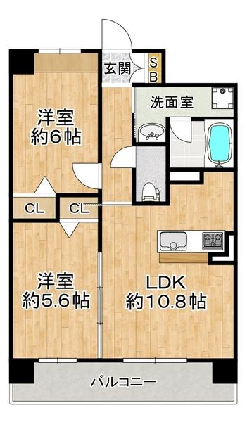 ベルウッド加島Ⅴ 間取り図画像