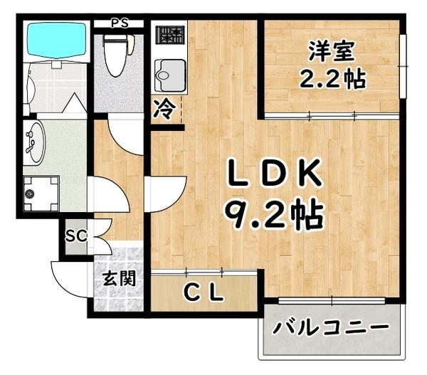 RIFF阪急神崎川 間取り図画像