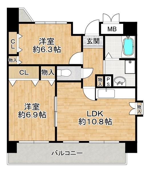 オール洋室2ＬＤＫ