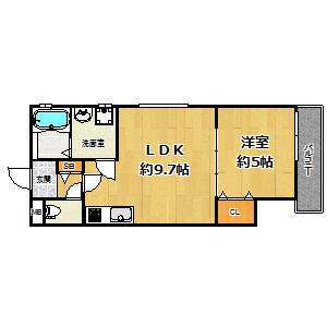 綺麗な１ＬＤＫ