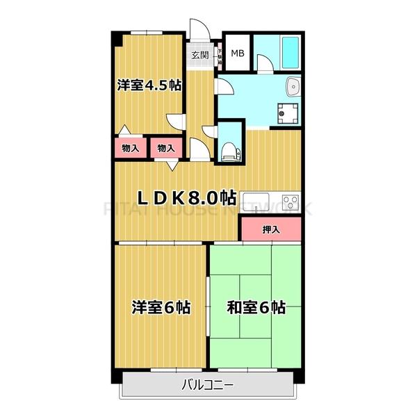 左右反転です