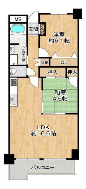  間取り図写真