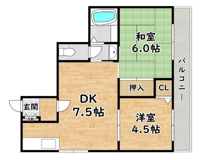  間取り図写真