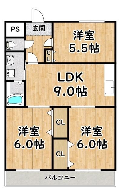  間取り図写真