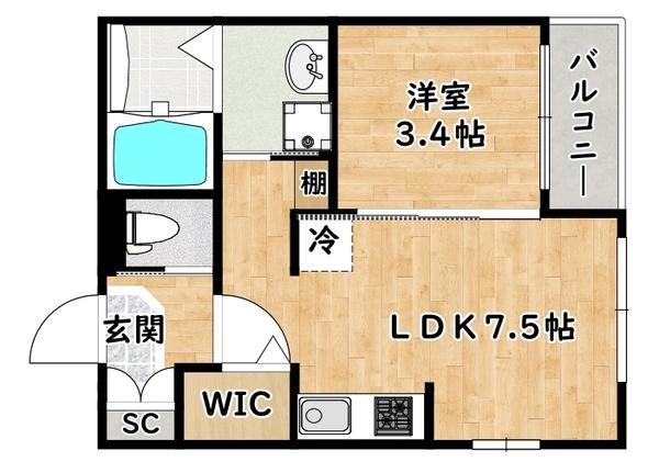  間取り図写真