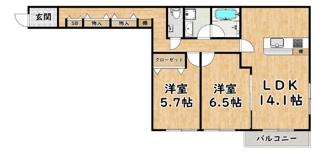  間取り図写真