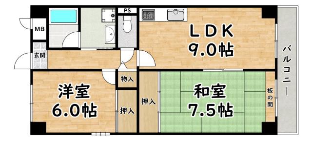  間取り図写真