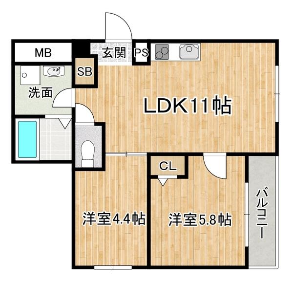  間取り図写真