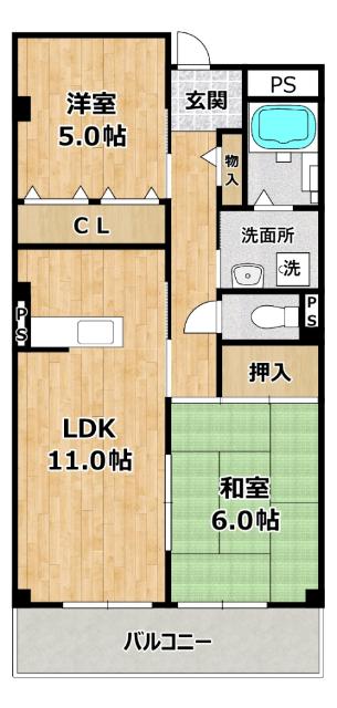  間取り図写真