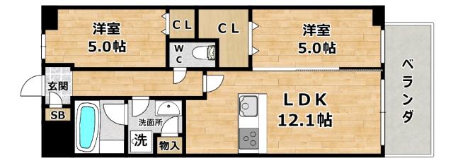  間取り図写真