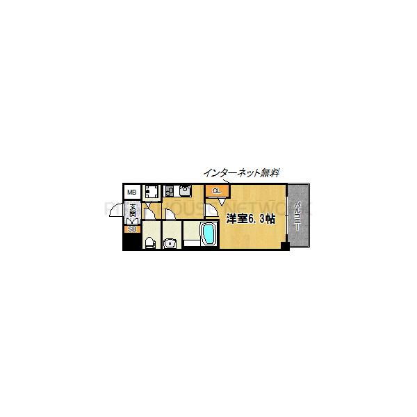 角部屋のお部屋です