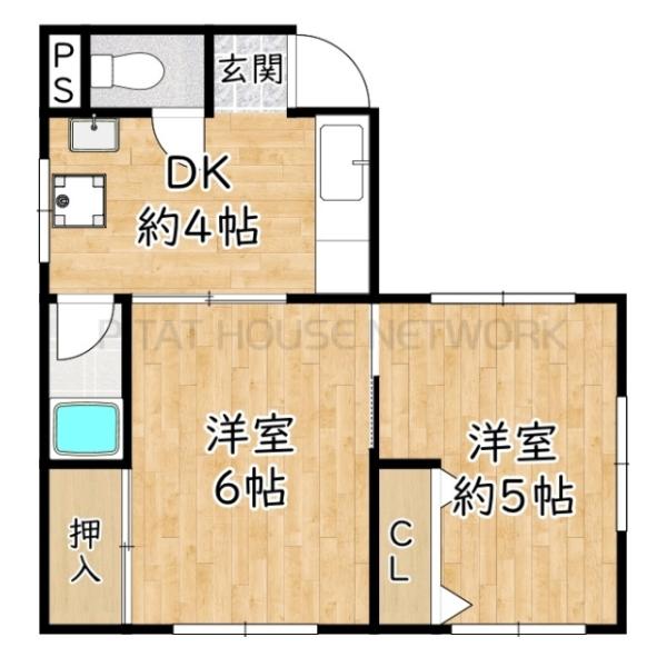 ゆったり２ＤＫ