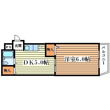 実際は上下反転