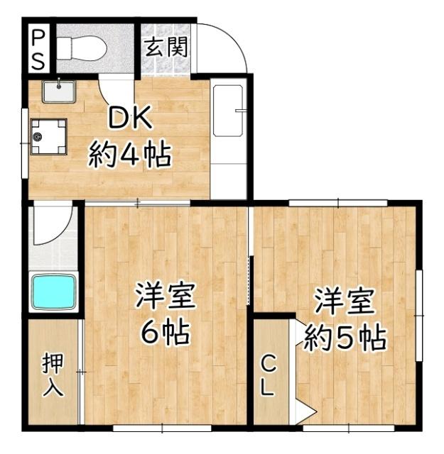 ゆったり２ＤＫ