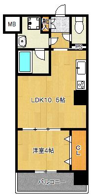 間取りは反転です