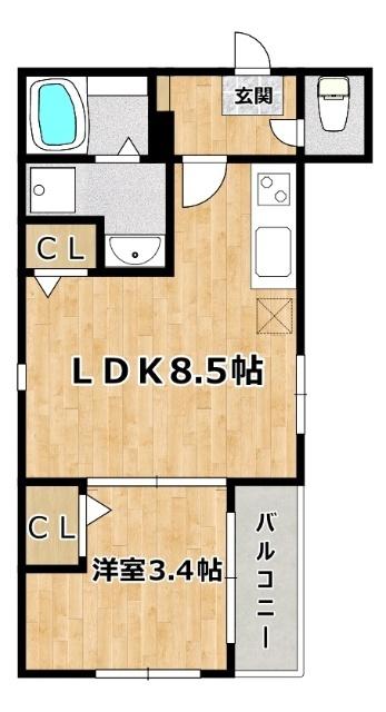  間取り図写真