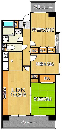  間取り図写真