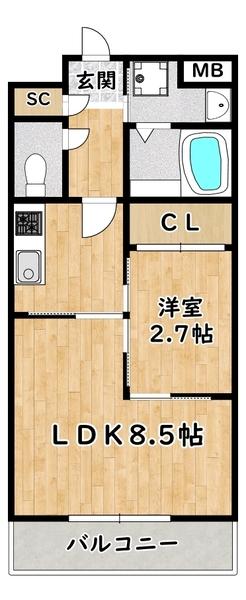  間取り図写真