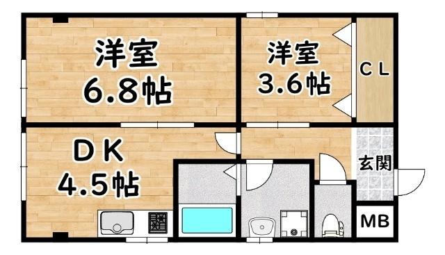  間取り図写真