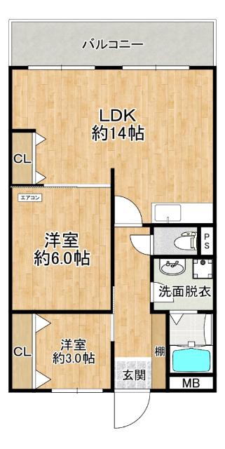  間取り図写真