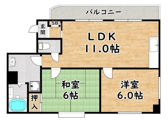 ＬＤＫ12帖あります
