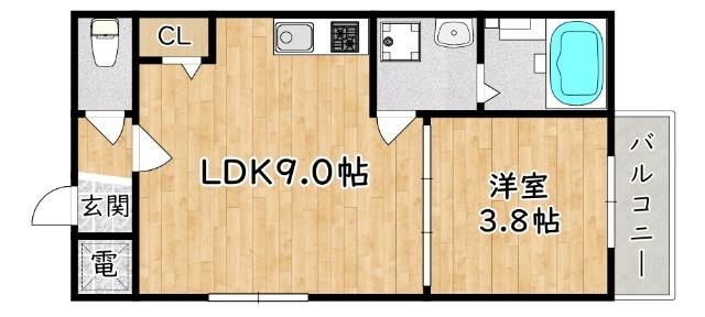 GRANDIR大和田 間取り図画像