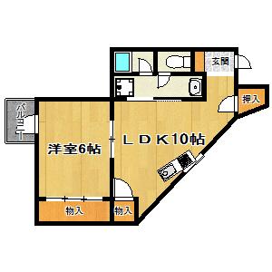 フルハイツ土師 間取り図画像