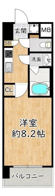 スプランディッド十三本町 間取り図画像