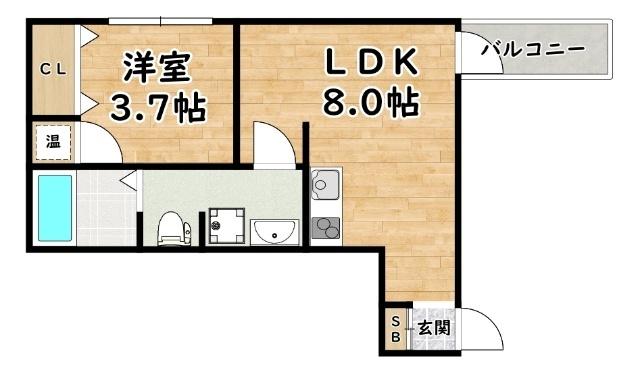 メゾンドF03 間取り図画像