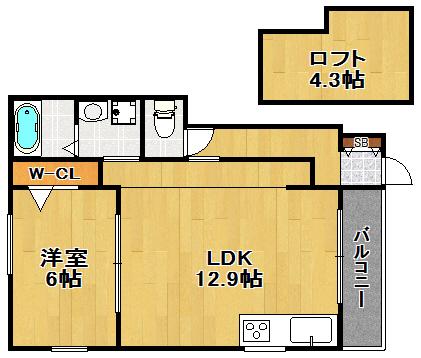 カーサ・フェリーチェ 間取り図画像