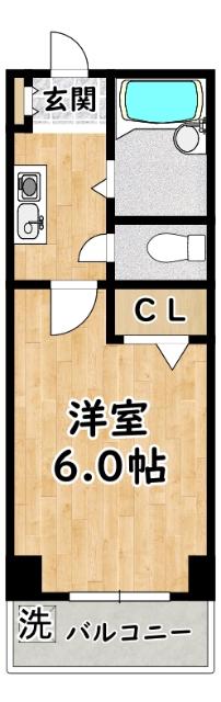 カーサ大和田 間取り図画像