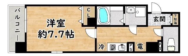 パセオ十三東 間取り図画像