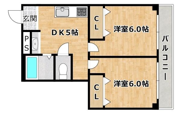 ディアハイム野里 間取り図画像